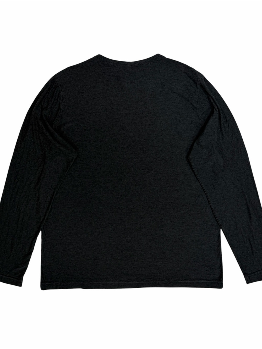 Vuori Shirt Men Medium Grey Strato Tech Tee Long Sleeve Performance Stretch V126 - Picture 4 of 7